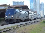 AMTK 137  21Aug2010  NB Train 22 (Texas Eagle) in the station  